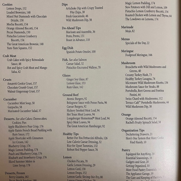 Longaberger “Fresh From the Pantry” Recipes for Everyday cookbook - Picture 4 of 4